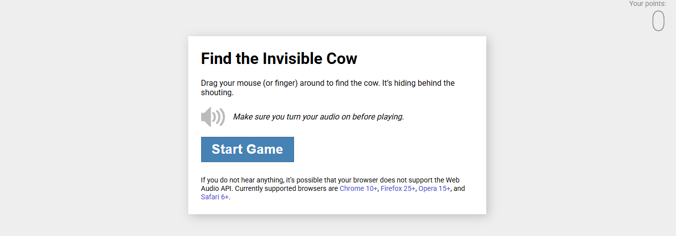 Find The Invisible Cow